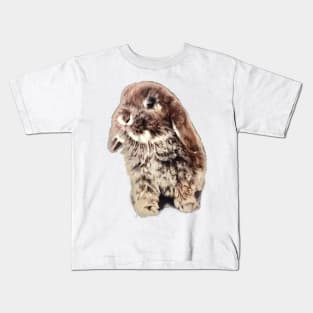 Who can resist a baby bunny? Kids T-Shirt